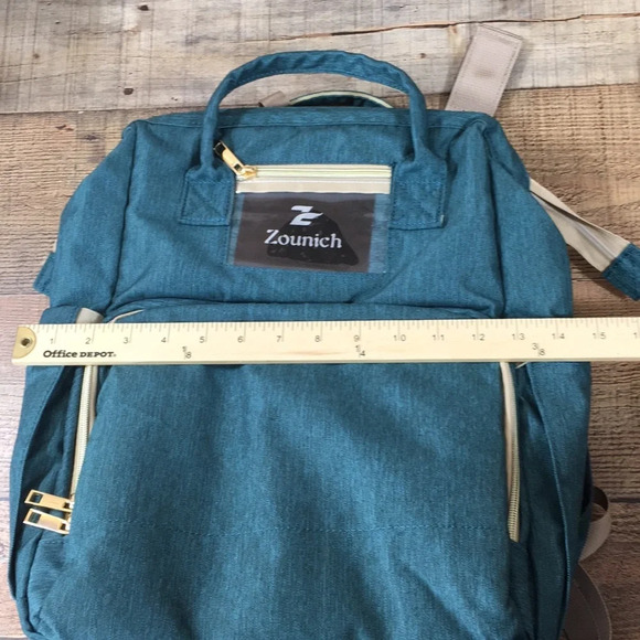 Zounich Blue Multifunctional Baby Diaper Bed Bag Travel‎ Backpack - Picture 11 of 16